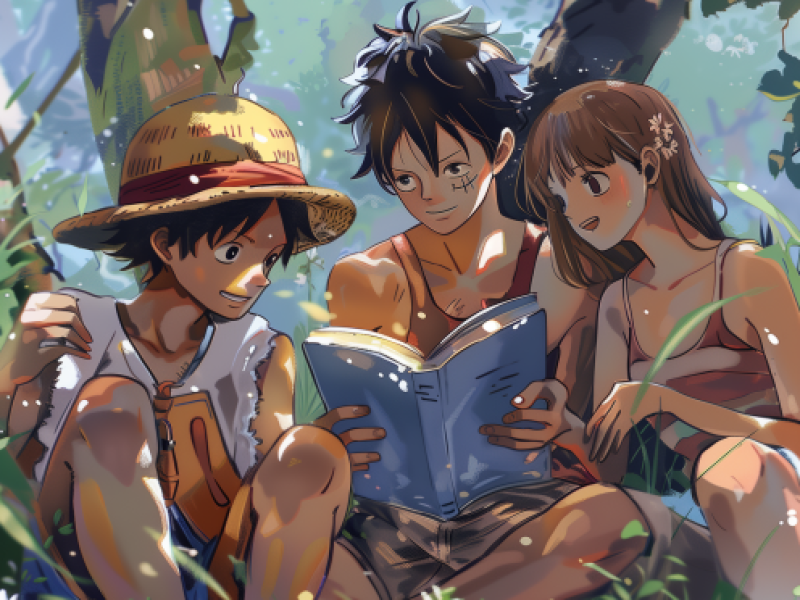 Læs sammen. (Billedet er AI-genereret.)